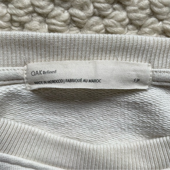 Oak & Fort Refined oversized crewneck sweatshirt - Picture 6 of 8